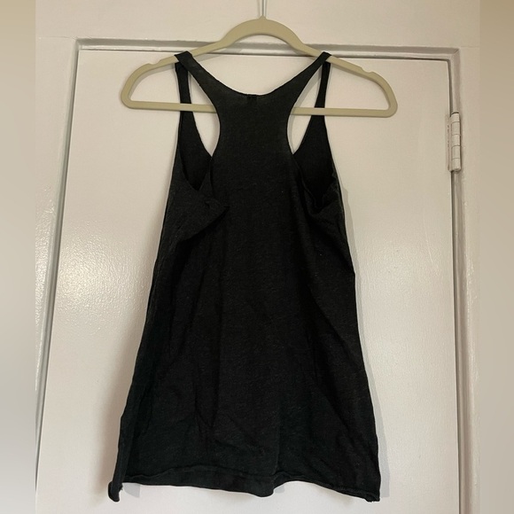 Next Level Apparel I Run for the Afterparty Grey Tank Top Size Small - Picture 2 of 4
